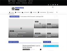 Tablet Screenshot of emancipatedhuman.com